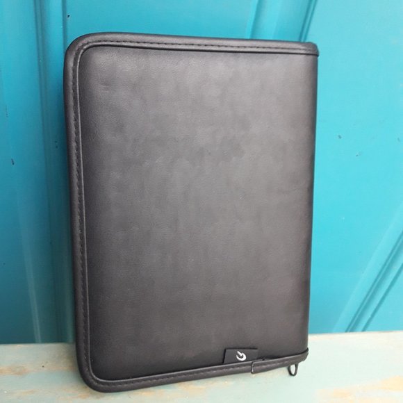 Daytimer Planner Leather Organizer Notebook Holder Retro Vintage Back to School - Picture 10 of 15